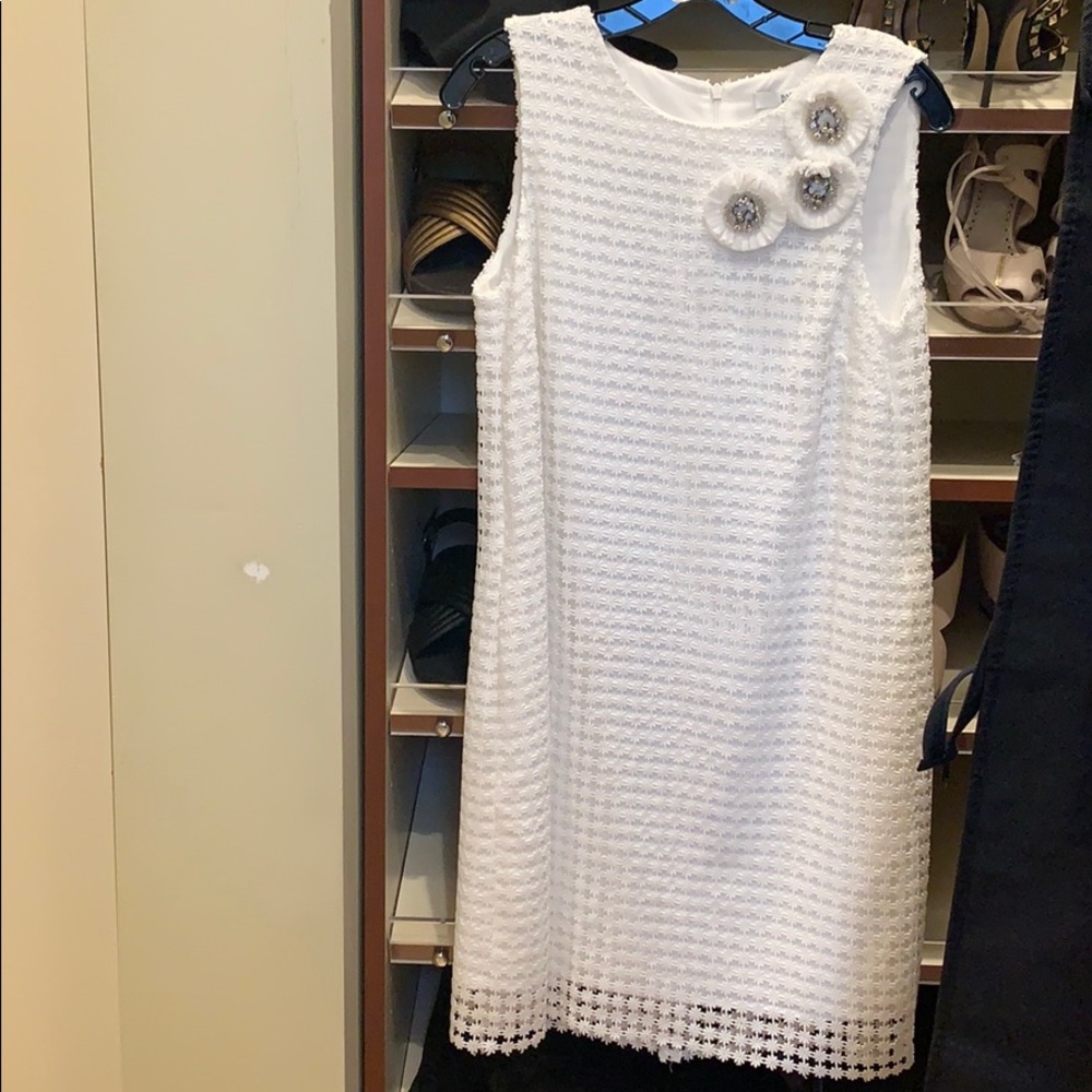 White badgley mishka dress